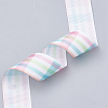 Single Face Printed Polyester Grosgrain Ribbons SRIB-N002-A03-3