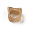 Resin Finger Rings RJEW-N033-010-B08-4