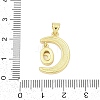 Brass Micro Pave Cubic Zirconia Pendants KK-I723-19G-02-3