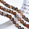 Natural Agate Beads Strands X-G-N326-94-4