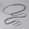 Polyester Guard Lanyard Shoulder Cord AJEW-WH0481-541B-1