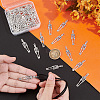 60Pcs Tibetan Style Alloy Pendants for Halloween TIBEP-UN0001-17-2