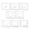 Transparent Acrylic Templates AJEW-WH0475-52B-8