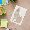 Large Plastic Reusable Drawing Painting Stencils Templates DIY-WH0202-084-3