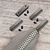 6 Sets Alloy Bag Corner Protectors FIND-GF0002-97B-6