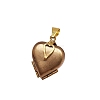 Brass Heart Locket Necklaces PW-WG48421-01-3