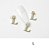 Alloy Rhinestone Cabochons MRMJ-T056-93G-L-1