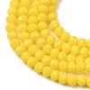 Imitation Jade Glass Bead Strands GLAA-F001-3x2mm-11-3