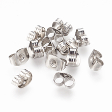 316 Surgical Stainless Steel Ear Nuts STAS-Q037-1-A