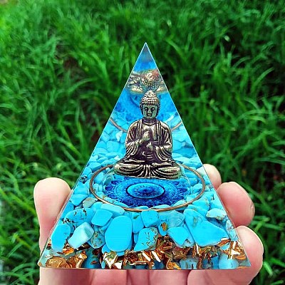 Orgonite Pyramid Resin Display Decorations PW23040682560-1