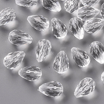 Transparent Acrylic Beads X-TACR-S128-01-1