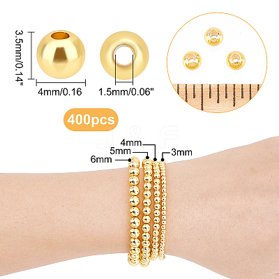 Brass Beads KK-PH0004-76C-1