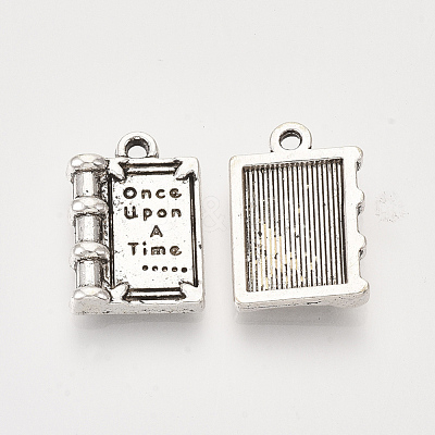 Tibetan Style Alloy Pendants for Teachers' Day TIBEP-S319-025AS-RS-1