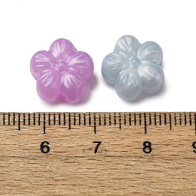 Luminous Transparent Acrylic Beads LACR-S001-15C-1
