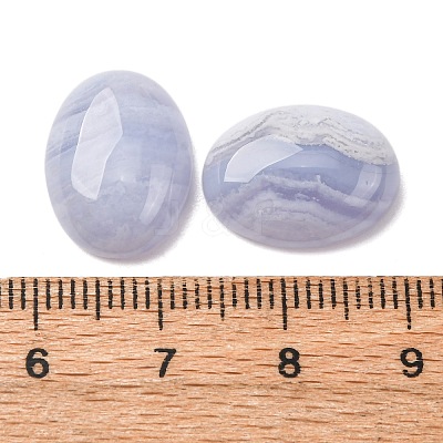 Natural Blue Lace Agate Cabochons G-I363-01F-1