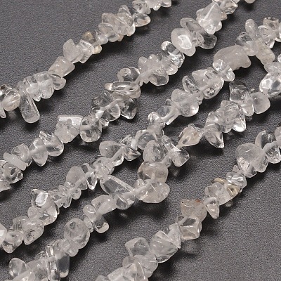 Natural Quartz Crystal Chip Beads Strands X-G-M205-01-1