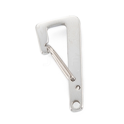 Non-Tarnish 304 Stainless Steel Keychain Clasp Findings STAS-C024-23P-1