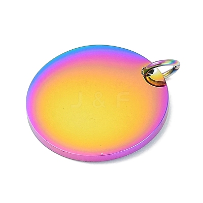 Ion Plating(IP) 304 Stainless Steel Pendants STAS-I311-32G-RC-1