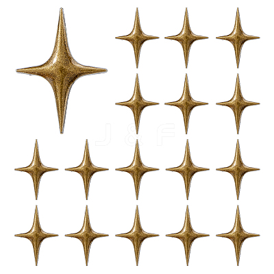 16Pcs Star Alloy Lapel Pins for Backpack Clothes JEWB-FH0002-96AB-1