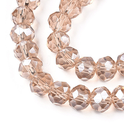 Electroplate Glass Beads Strands EGLA-A034-T1mm-A29-1
