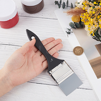 1Pc Silicone Brushes with Wooden Handle AJEW-GF0012-92B-1