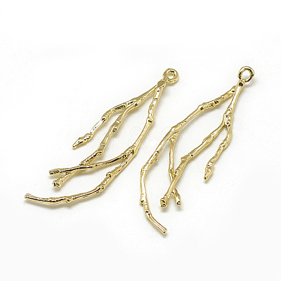 Brass Pendants X-KK-T032-108G-1