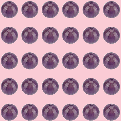 120Pcs Natural Amethyst Round Beads G-PA0001-16A-1