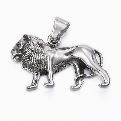 316 Surgical Stainless Steel Pendants STAS-H387-08AS-1