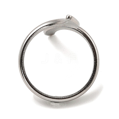 Non-Tarnish 304 Stainless Steel Open Cuff Rings RJEW-Z018-02P-1