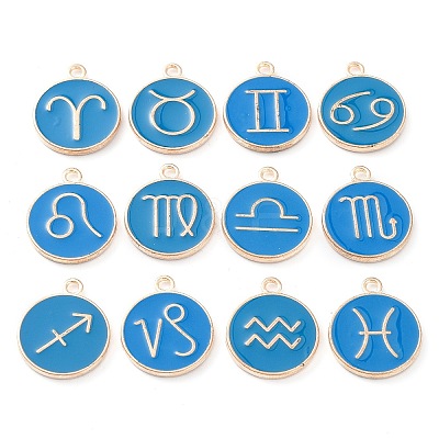 Alloy Enamel Pendants ENAM-S124-01A-02-1