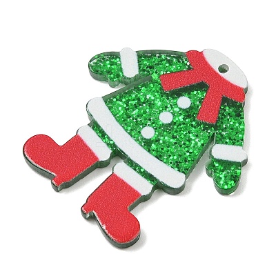 Christmas Acrylic Pendants OACR-I028-02E-1