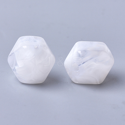 Acrylic Beads OACR-T007-09G-1
