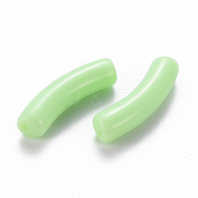 Opaque Acrylic Beads X-MACR-S372-002B-S028-1