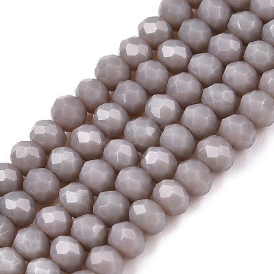 Opaque Solid Color Imitation Jade Glass Beads Strands LS-EGLA-A044-P3mm-D10-1