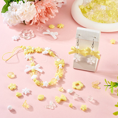 100G Transparent & Opaque Acrylic Beads TACR-TA0001-57F-1