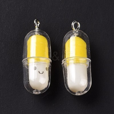 Translucent Plastic Pendants LS-X-KY-L006-29B-1