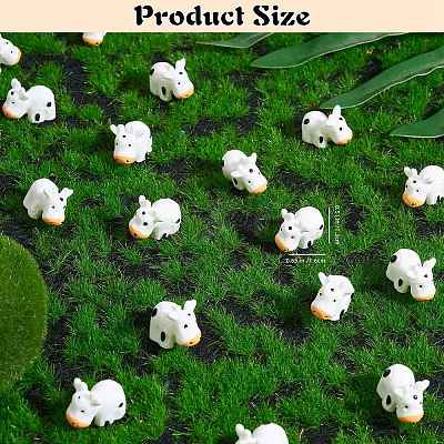 40Pcs Resin Mini Cow Home Display Decoration JX874A-1