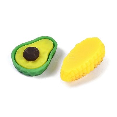 Opaque Resin Decoden Cabochons RESI-M050-03-1