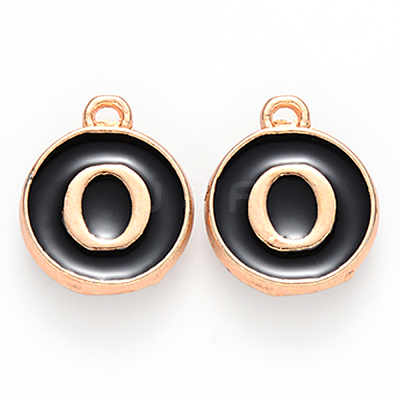Golden Plated Alloy Charms X-ENAM-S118-02O-1