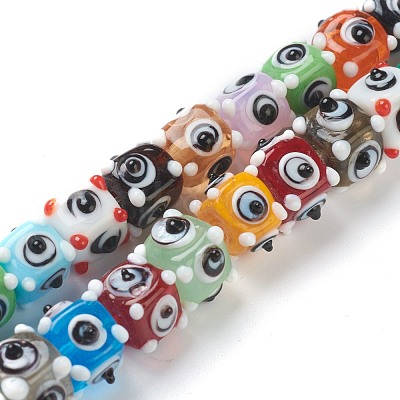 Handmade Bumpy Lampwork Beads LAMP-J092-03B-1