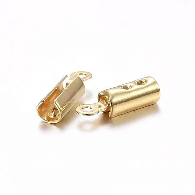 304 Stainless Steel Folding Crimp Ends X-STAS-F174-35G-D-1