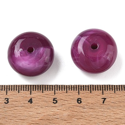 Two Tone Acrylic Beads AC-CBABA33-01K-1
