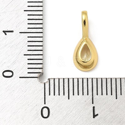 Brass Micro Pave Cubic Zirconia Pendants KK-U050-04G-01-1