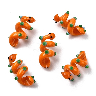 Handmade Lampwork Enamel Beads LAMP-K039-35H-1