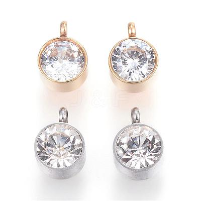 304 Stainless Steel Charms STAS-G118-05-1