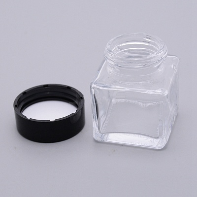 Glass Fountain Pen Ink Bottle AJEW-WH0188-33-1