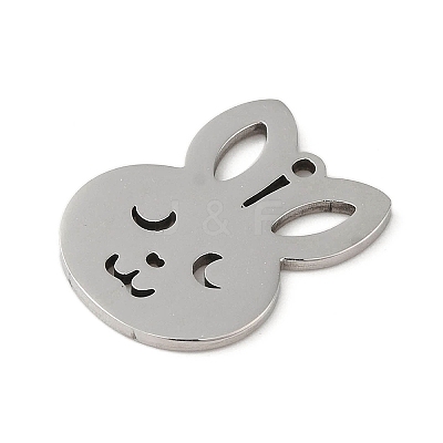Non-Tarnish 5Pcs 201 Stainless Steel Pendants STAS-B064-02P-1