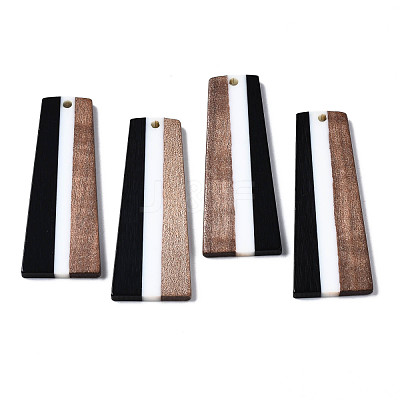 Resin & Walnut Wood Pendants RESI-S389-073A-A01-1
