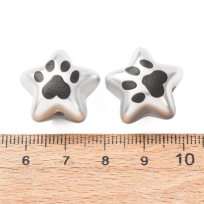 Plating Printed Acrylic Beads AC-CBA655C-07-1