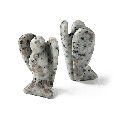 Natural Sesame Jasper Carved Angle Figurines GG-CBA9C2C-A01-1
